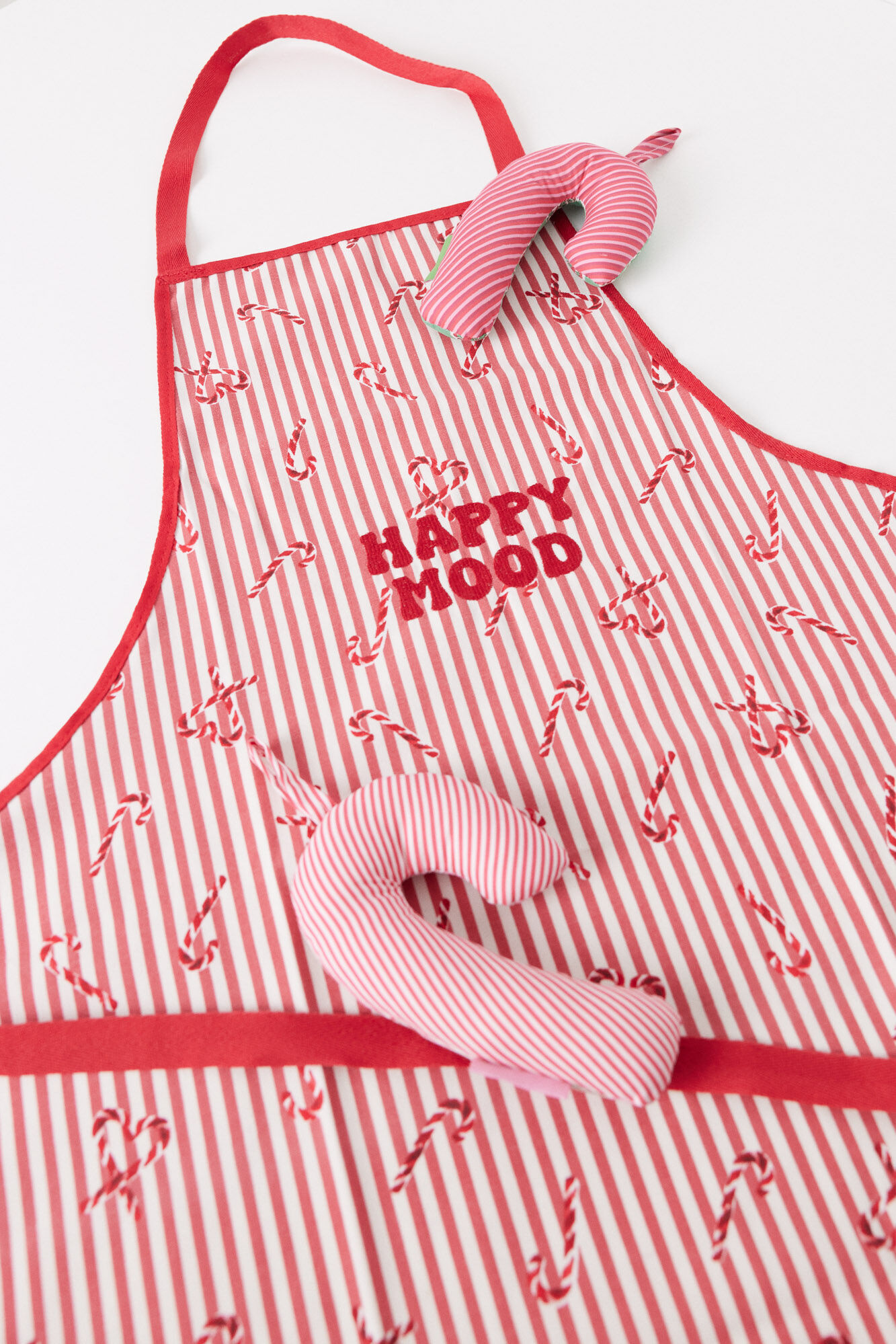 Women'secret Delantal rayas Very Merry estampado