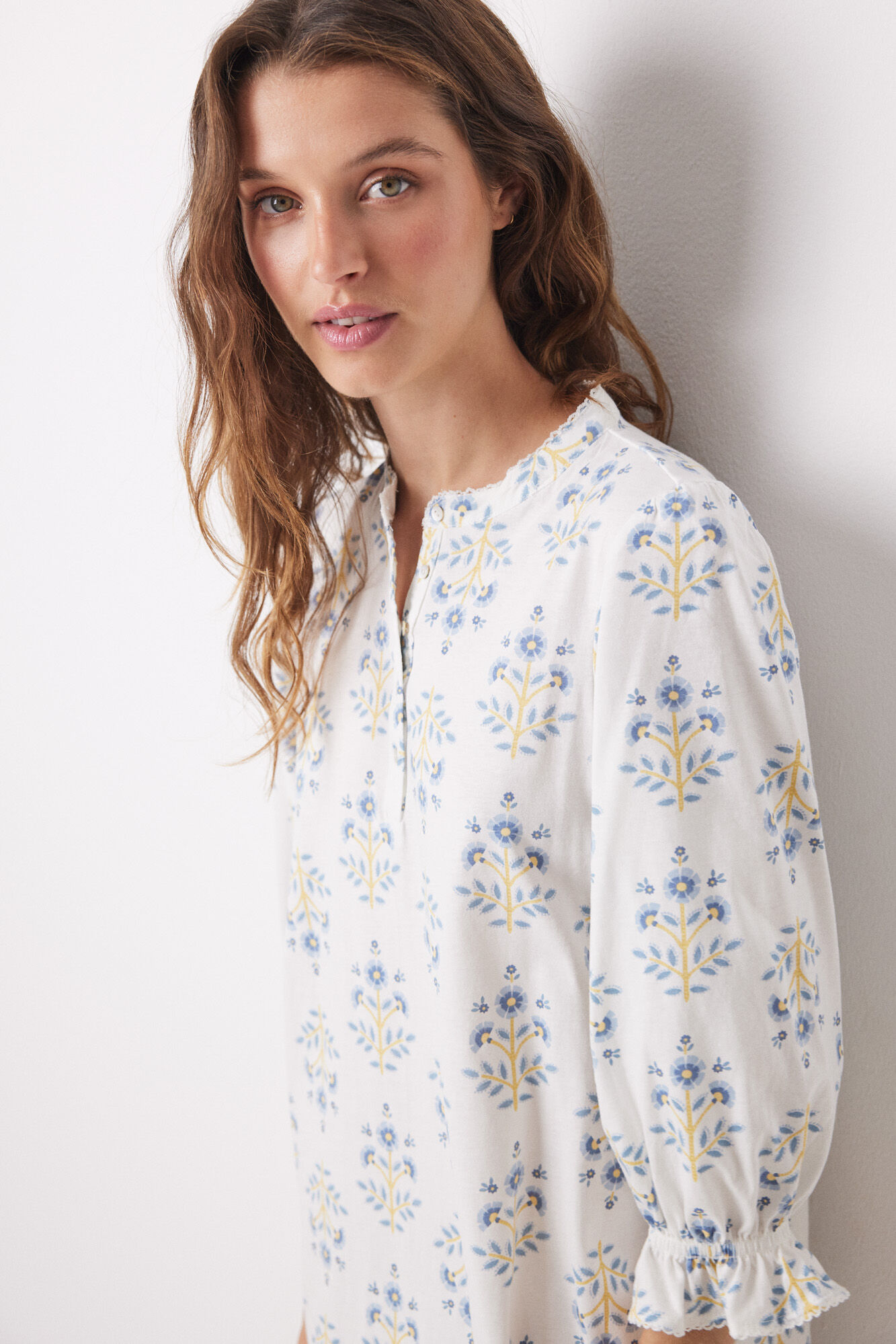 Women'secret Camis&oacute;n corto 100% algod&oacute;n allover flores