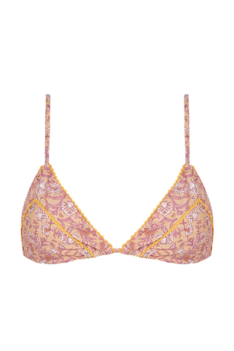 Women'secret Top bikini tri&aacute;ngulo estampado flores estampado