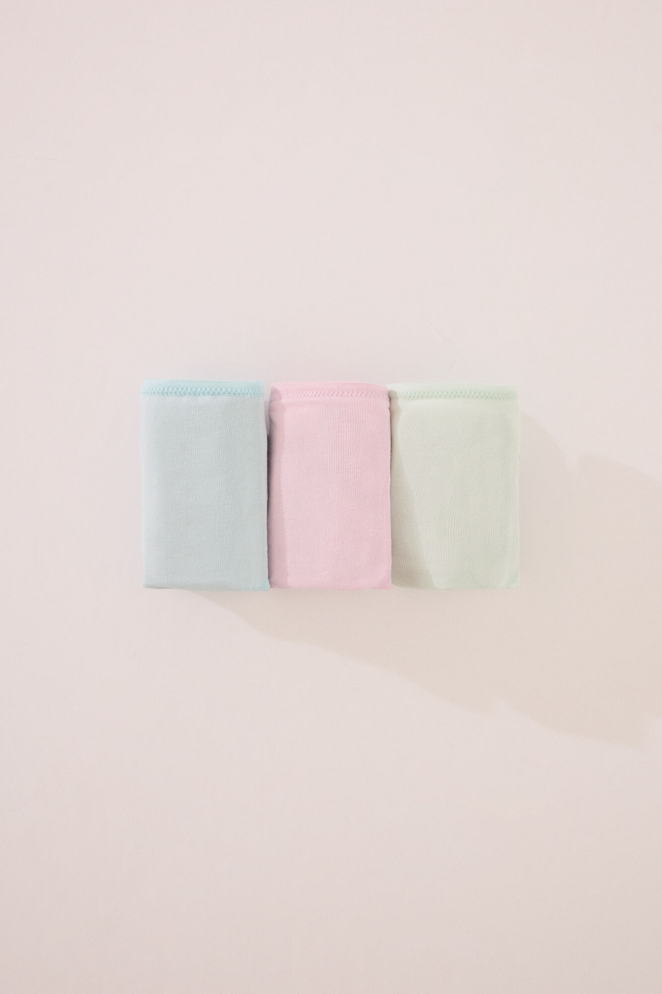 Women'secret Pack de 3 tangas de algod&oacute;n con logo blanco