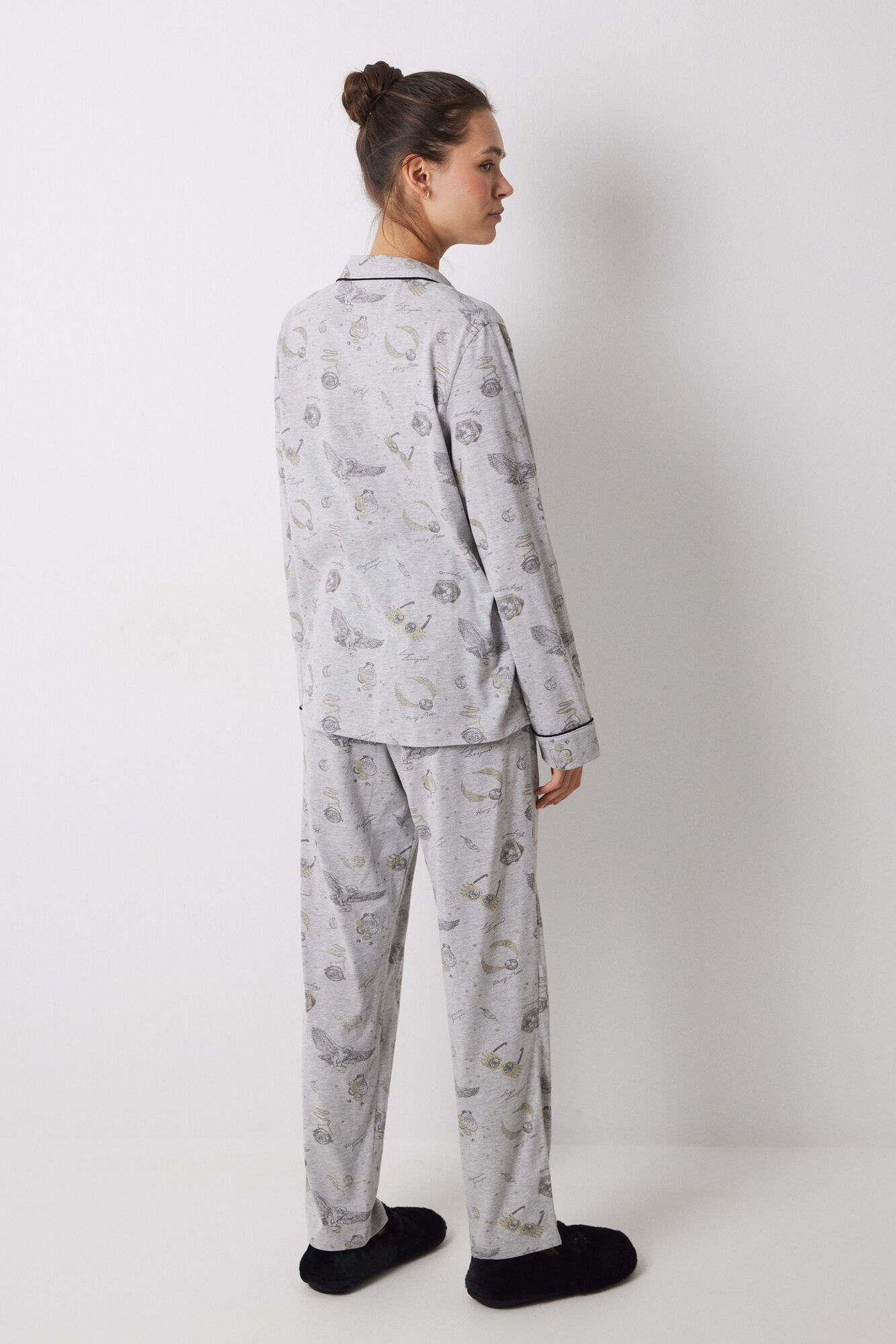 Women'secret Pijama camisera 100% algod&oacute;n Harry Potter estampado