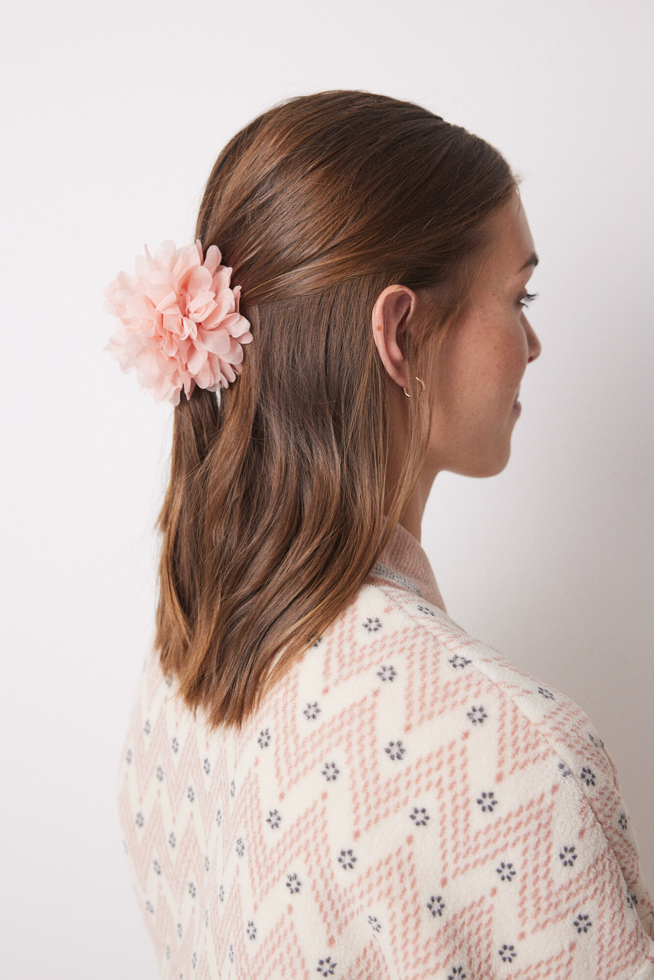 Women'secret Pinza pelo flor rosa
