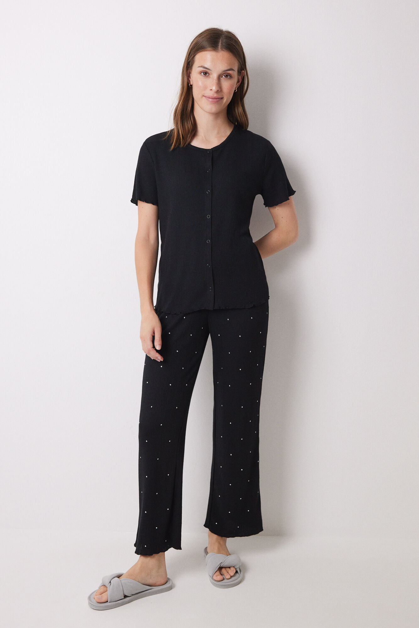 Women'secret Conjunto canal&eacute; negro negro