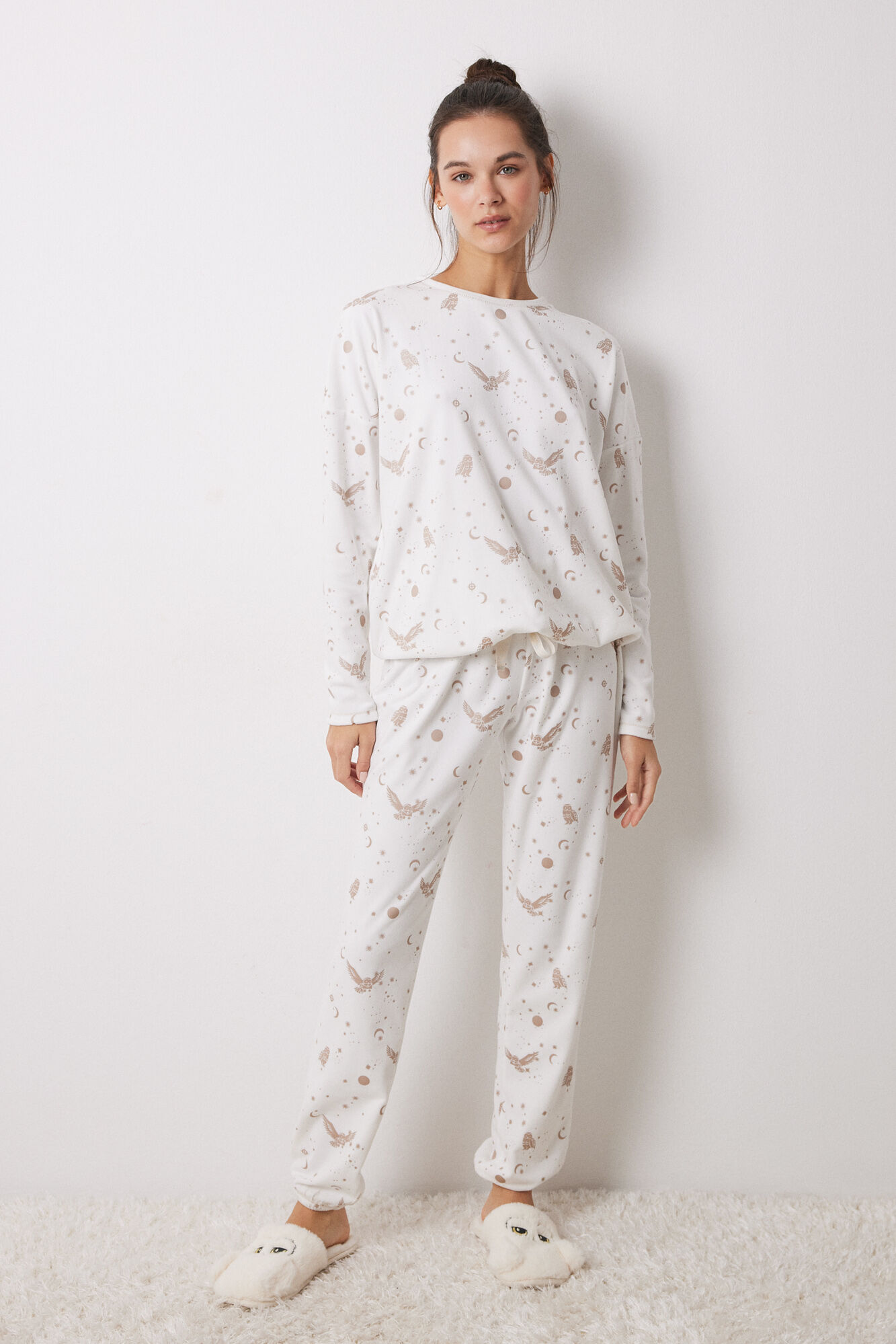 Women'secret Pijama terciopelo el&aacute;stico Harry Potter