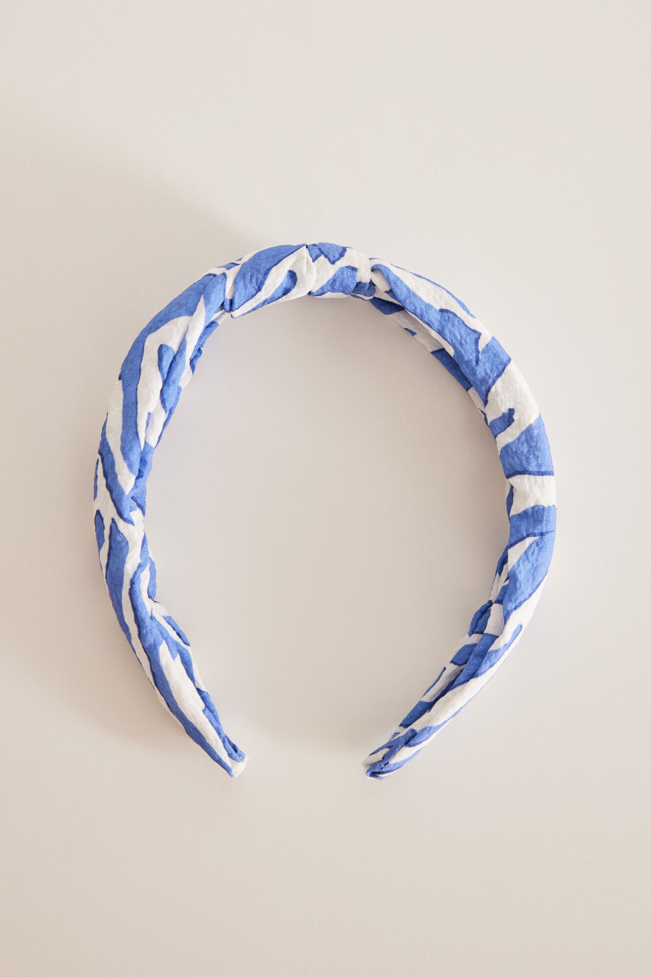 Women'secret Diadema pelo estampado azul