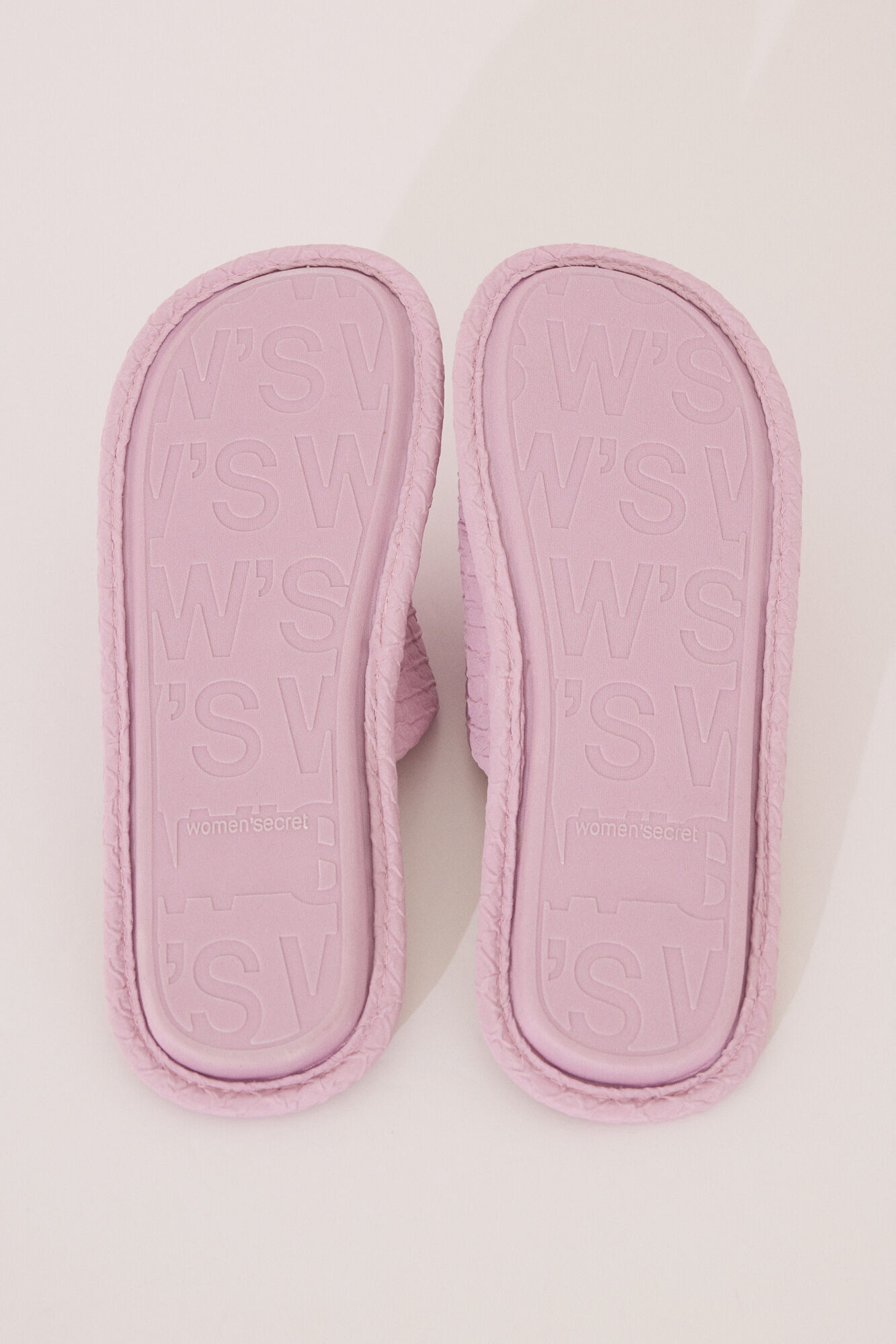 Women'secret Pantuflas para casa rosas rosa