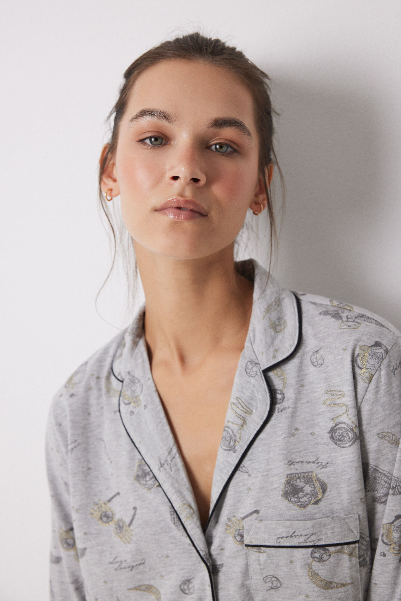Women'secret Pijama camisera 100% algod&oacute;n Harry Potter estampado