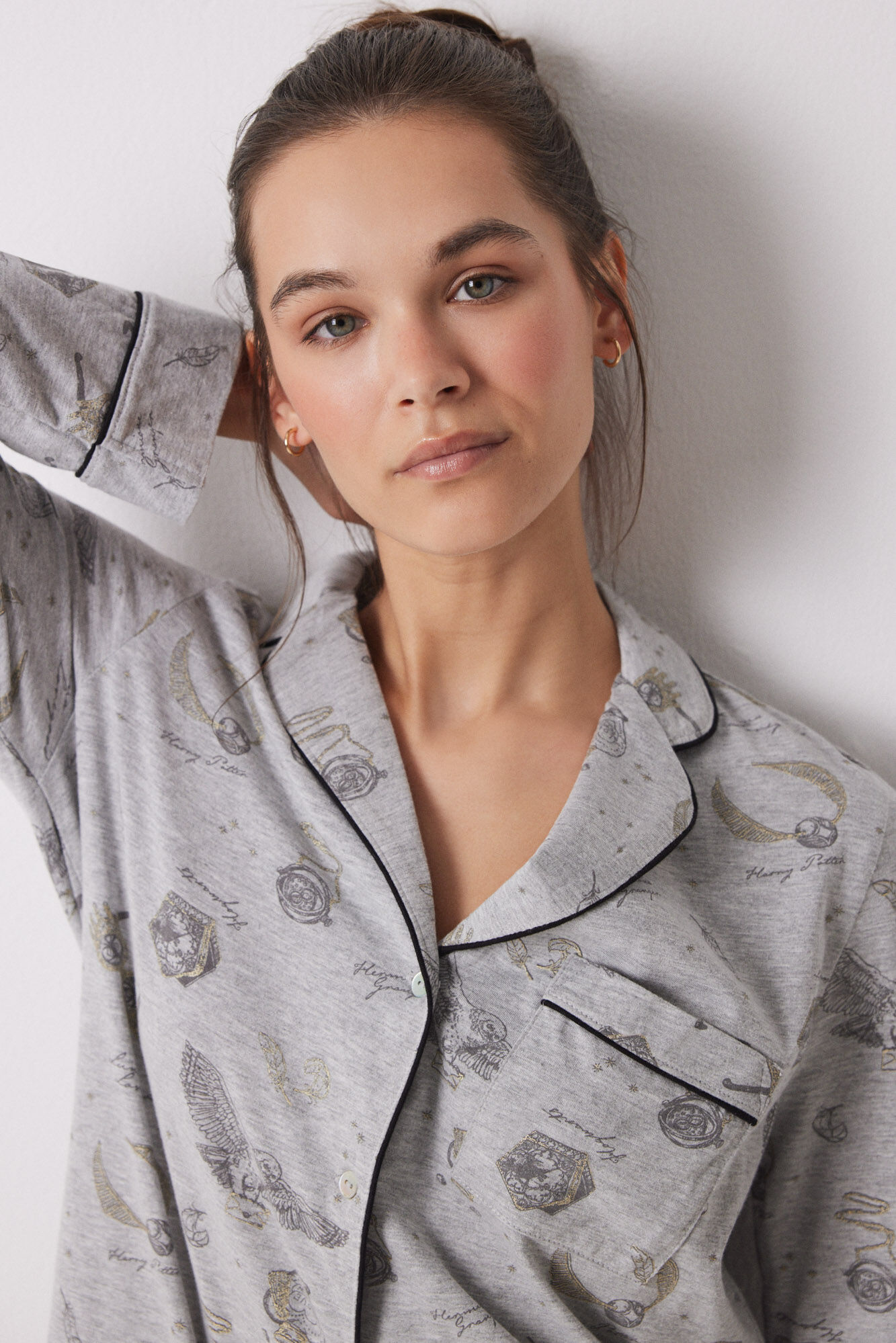 Women'secret Camis&oacute;n algod&oacute;n gris Harry Potter
