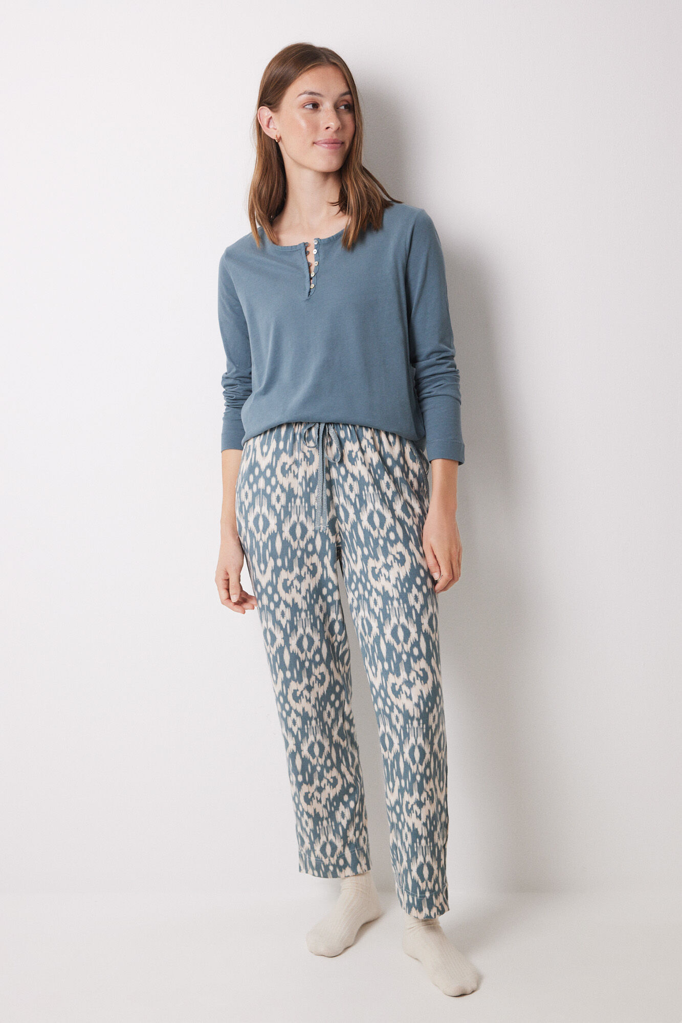 Women'secret Pantal&oacute;n carrot verde supersoft 