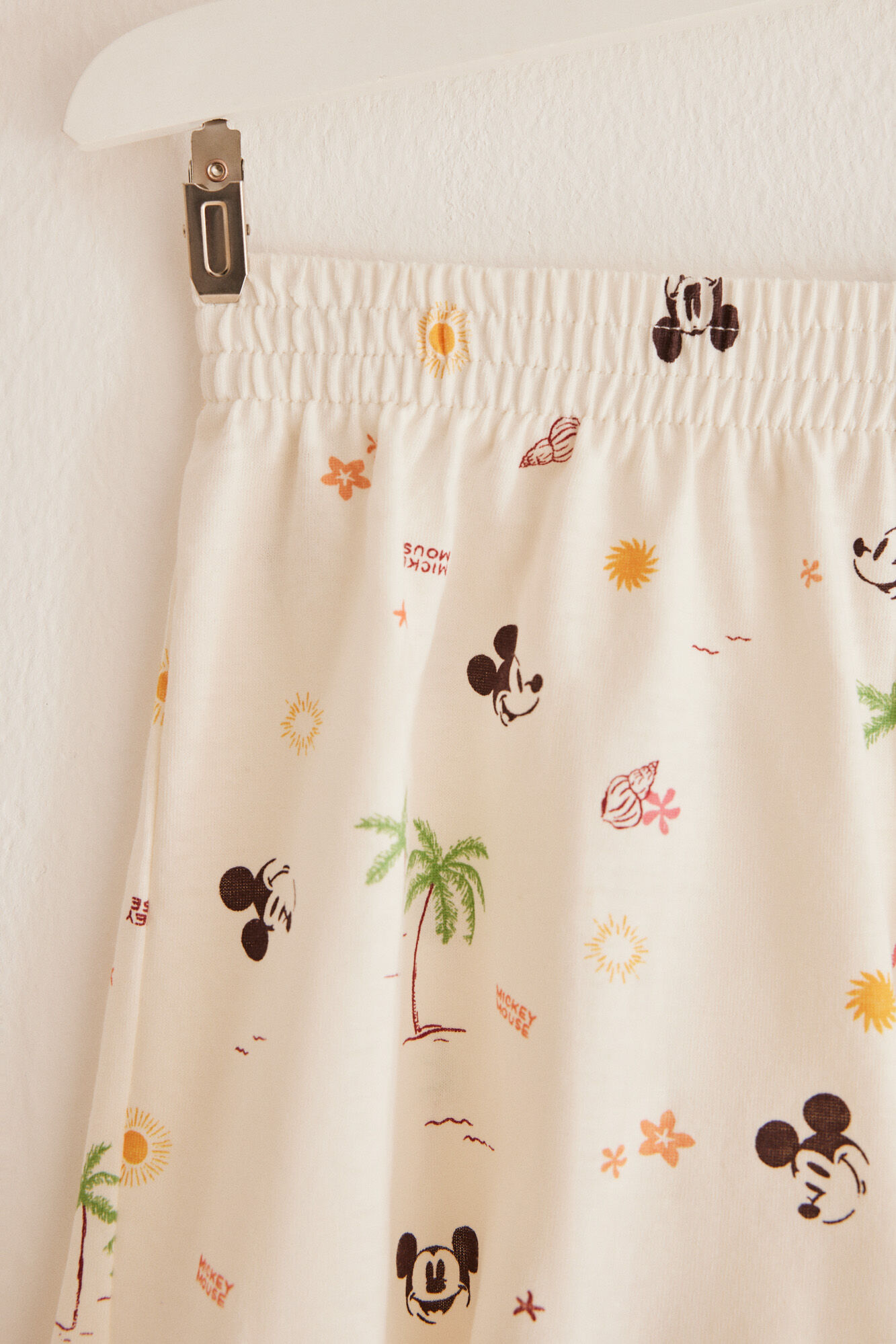 Women'secret Pijama infantil 100% algod&oacute;n Mickey Mouse blanco