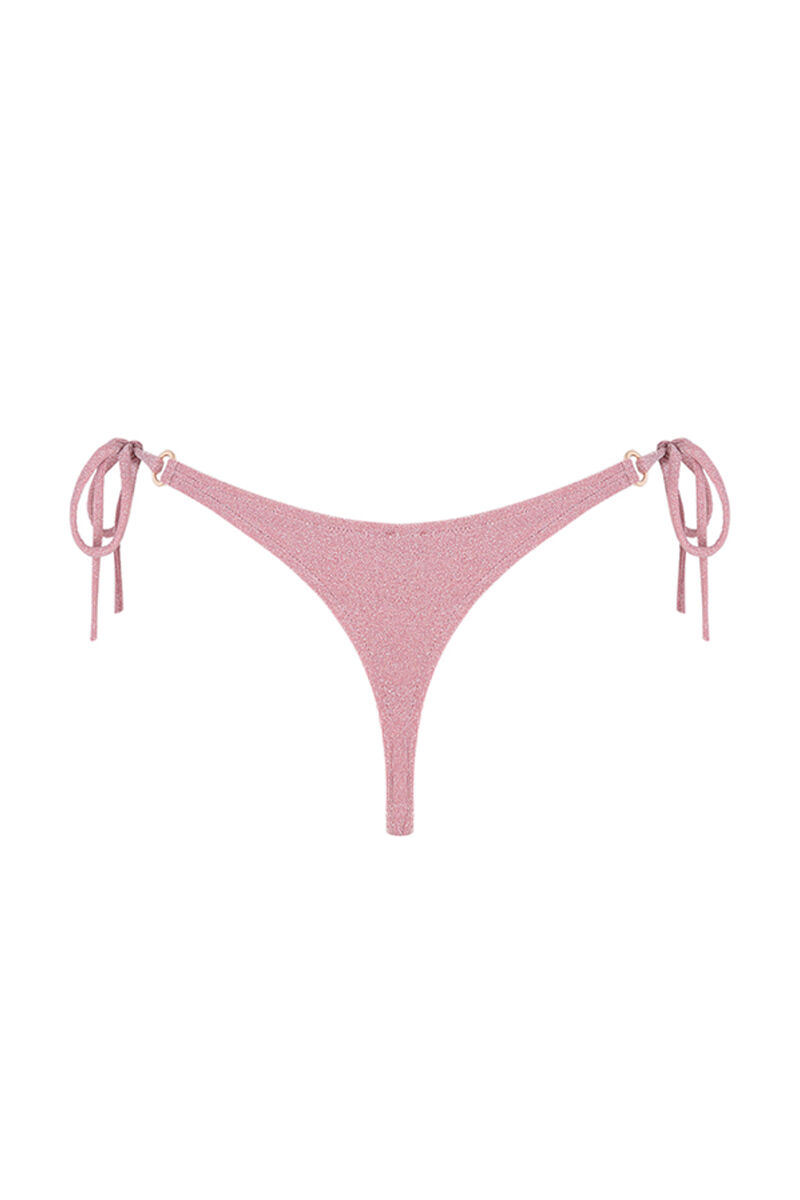 Women'secret Braga bikini tanga rosa brillo rosa