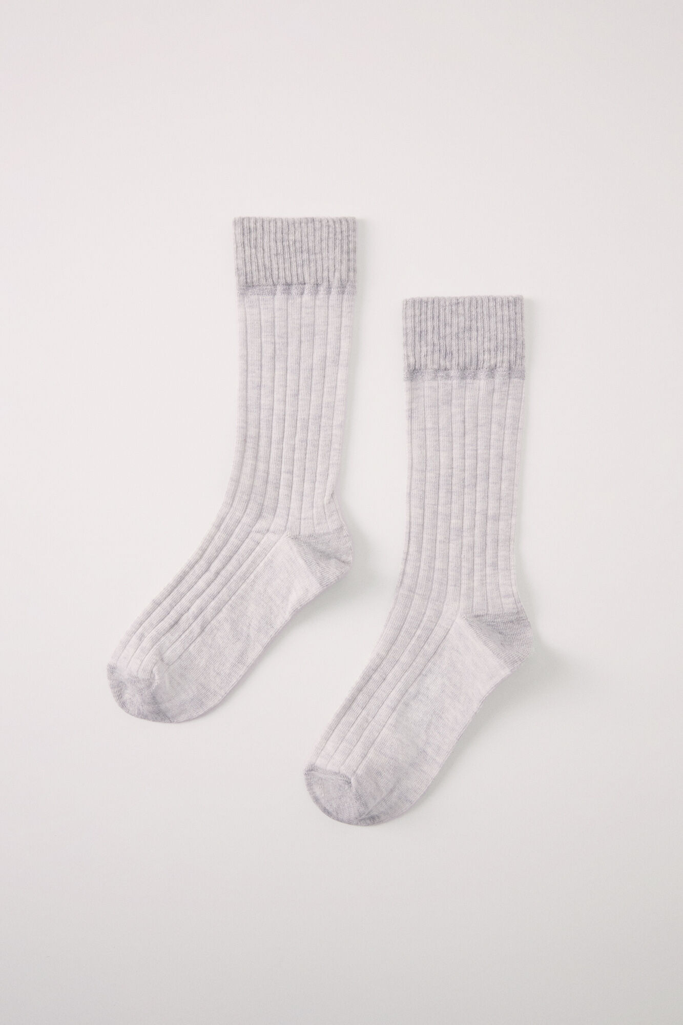 Women'secret Calcetines largos gris b&aacute;sicos